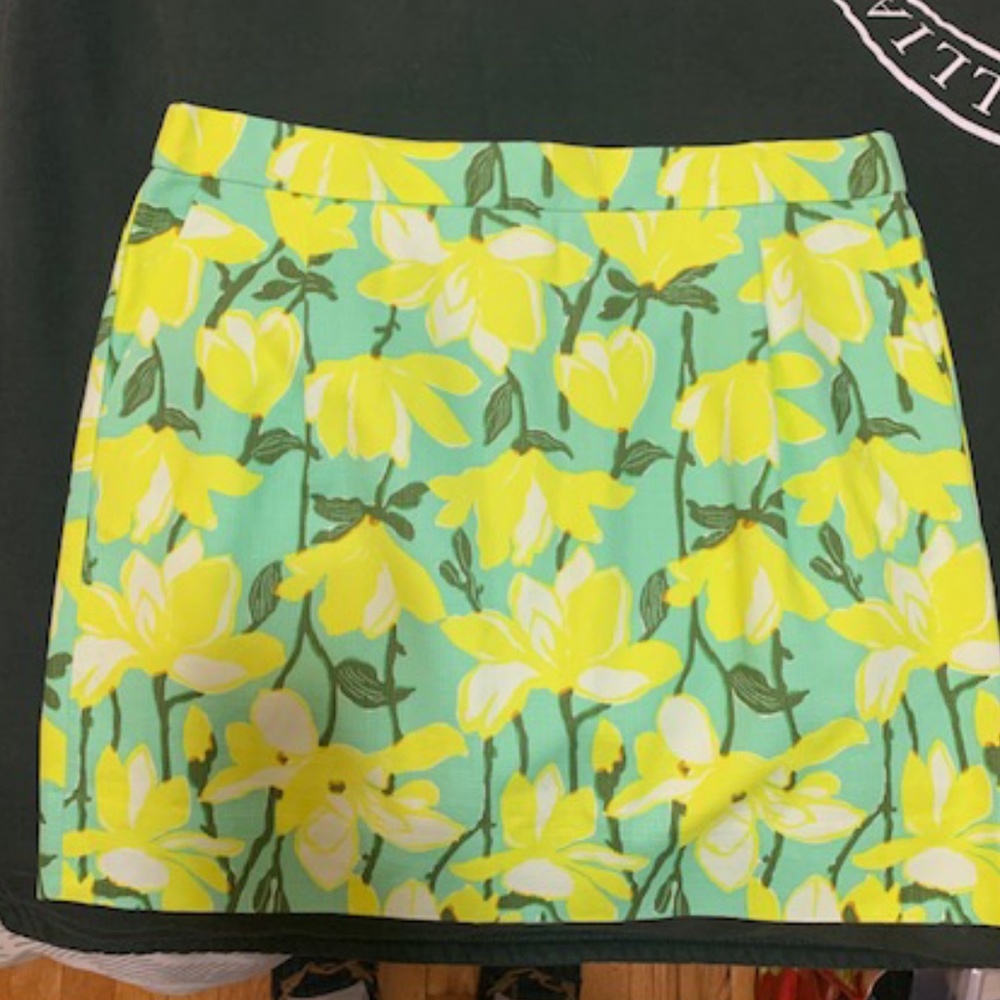 Floral J Crew skirt